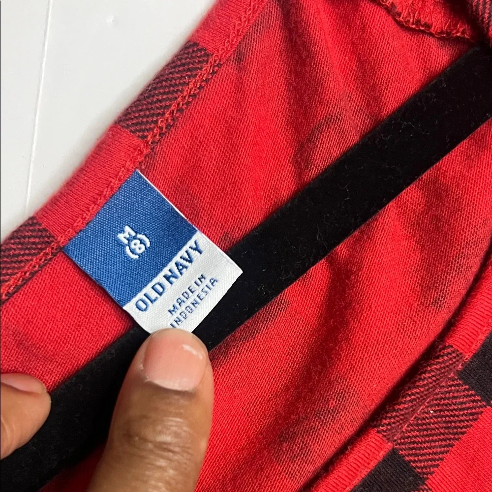 Old Navy Red and Black Buffalo Plaid Dress